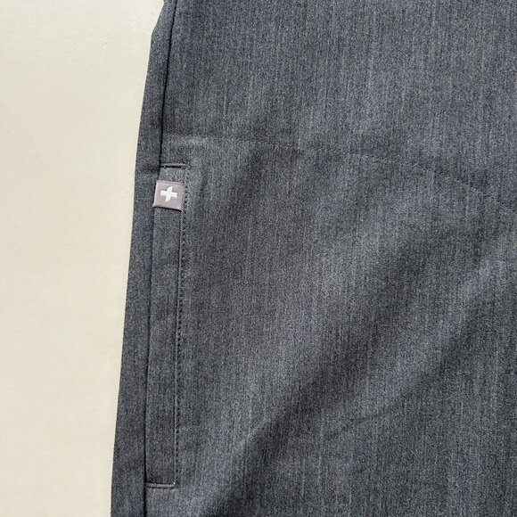 Figs Rafaela Womens Size Small Graphite Gray Cap Sleeve Oversized Scrub Top Boxy - Picture 5 of 10